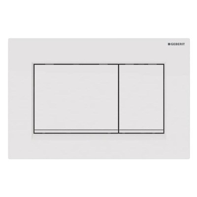 Клавиша смыва Geberit Sigma 20, 115.883.11.1, механическая, белый/белый матовый