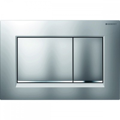 Клавиша смыва Geberit Sigma 20, 115.883.JQ.1 (115.883.KN.1), механическая, хром матовый/глянцевый