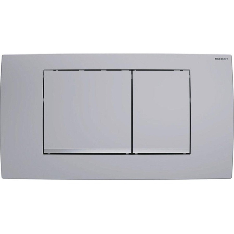 Клавиша смыва Geberit Twinline 115.899.KN.1, механическая, цвет хром