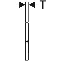 Клавиша смыва Geberit Sigma 115.906.SN.1 10, бесконтактная, сенсорная, для унитаза, двойной смыв, нержавеющая полированная сталь