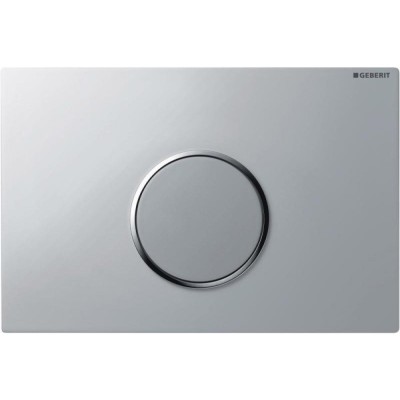 Клавиша смыва Geberit Sigma 10, 115.907.KN.1, бесконтактная, сенсорная, для унитаза, 230В, двойной смыв, пластик, матовый/глянцевый хром