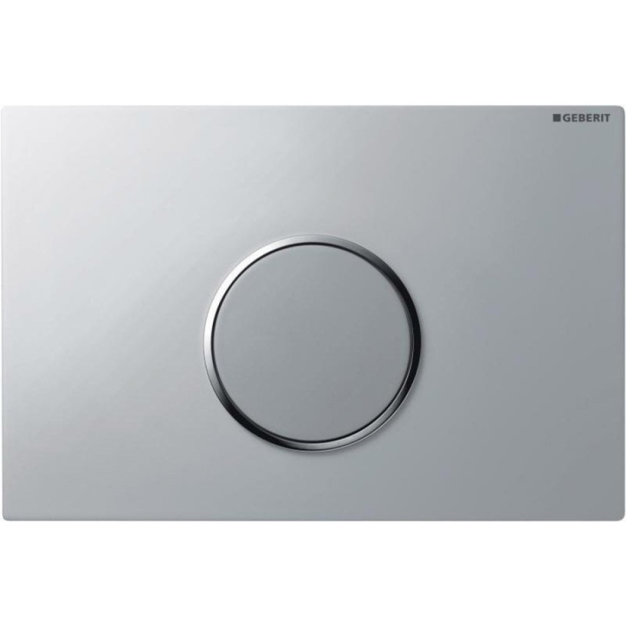 Клавиша смыва Geberit Sigma 10, 115.907.KN.1, бесконтактная, сенсорная, для унитаза, 230В, двойной смыв, пластик, матовый/глянцевый хром
