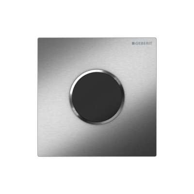 Клавиша смыва для писсуара Geberit Type 10, 116.035.SN.1, черный/нержавеющая сталь
