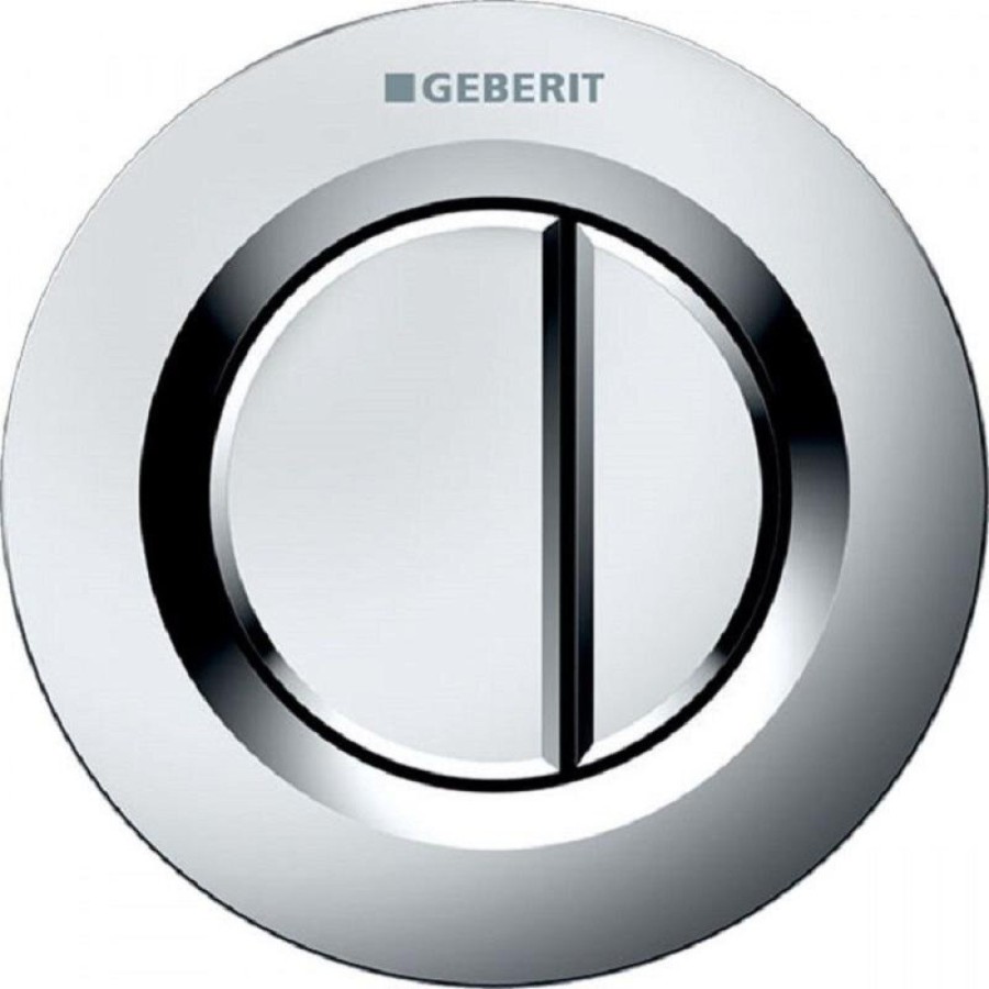Клавиша смыва Geberit Type 01, 116.042.JQ.1 (116.042.46.1), пневматическая, цвет хром