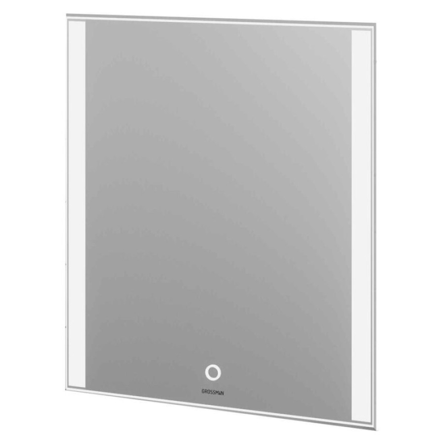 Зеркало Grossman Avrora 60 x 80 см с подсветкой, сенсорный выключатель, 116080