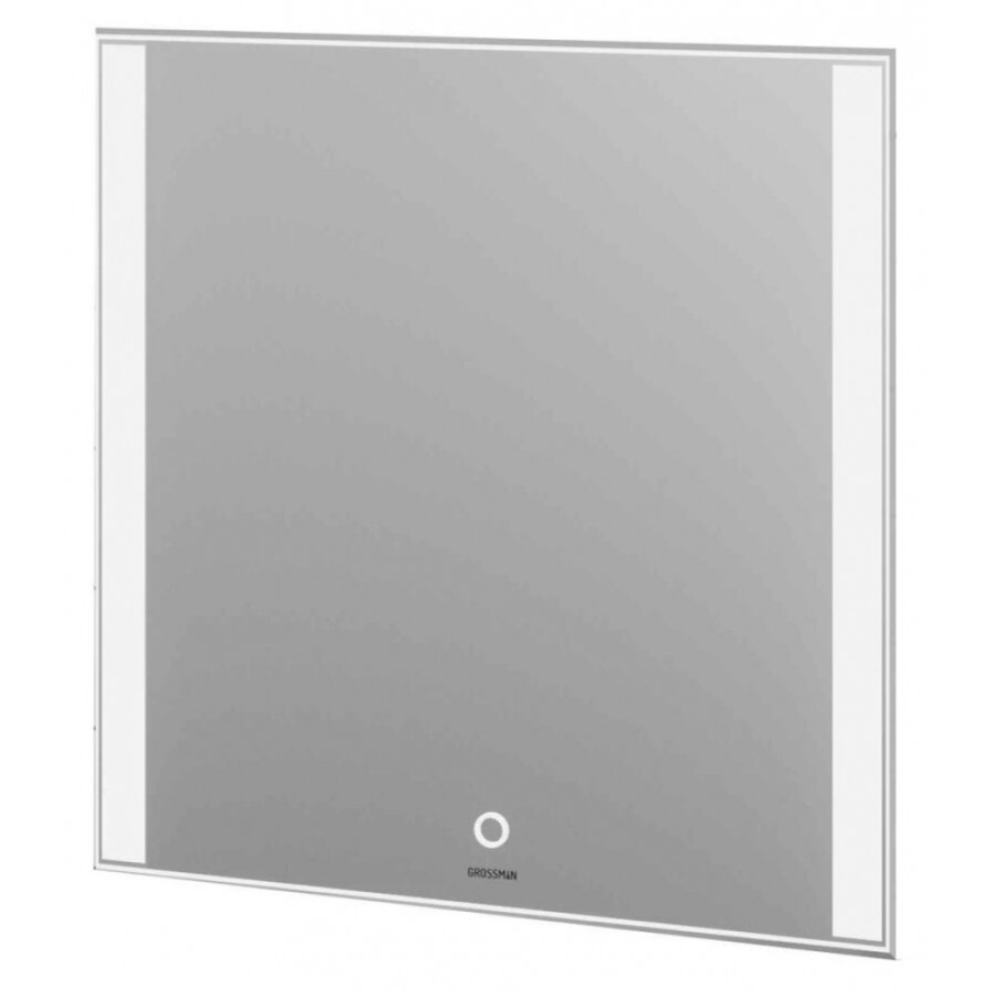 Зеркало Grossman Avrora 70 x 80 см с подсветкой, сенсорный выключатель, 117080