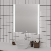 Зеркало Grossman Avrora 70 x 80 см с подсветкой, сенсорный выключатель, 117080