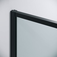 Душевой уголок Grossman Galaxy 120.K33.01.1010.21.00, 100 х 100 см, стекло прозрачное, профиль черный матовый