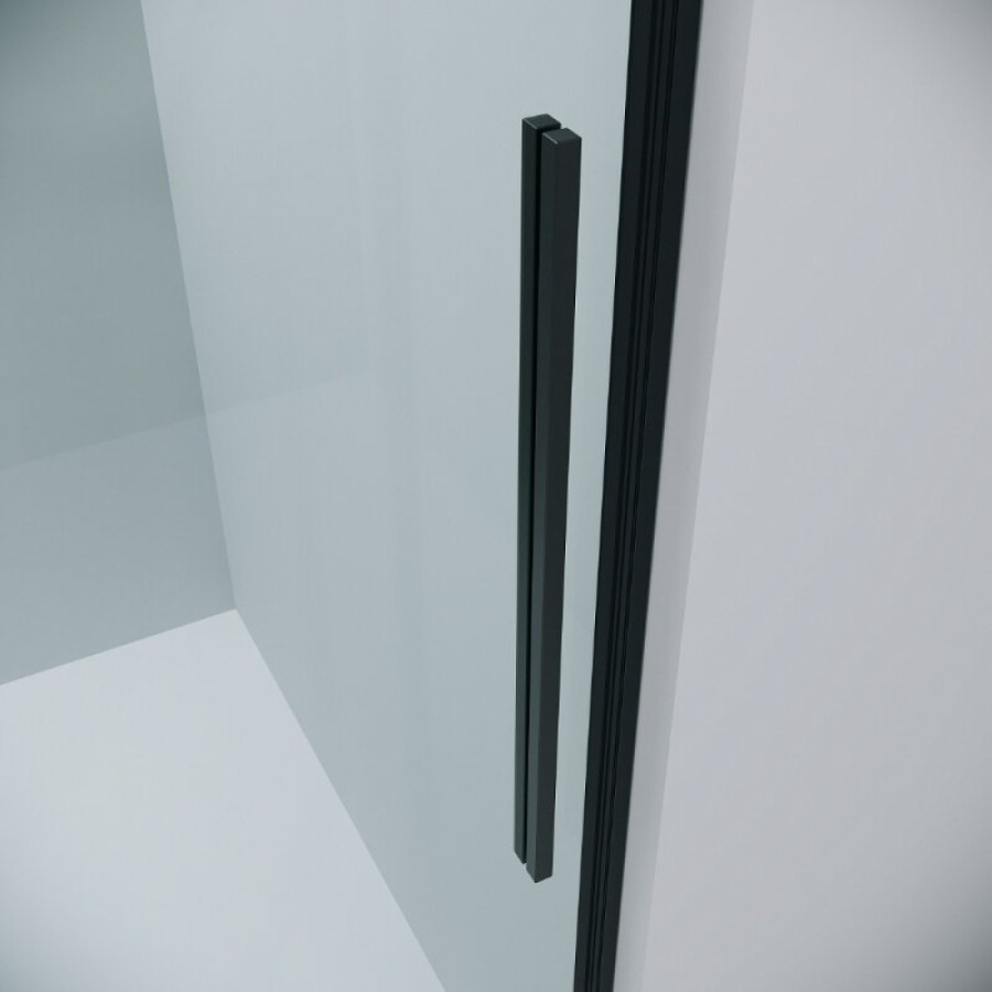 Душевой уголок Grossman Galaxy 120.K33.01.1010.21.00, 100 х 100 см, стекло прозрачное, профиль черный матовый
