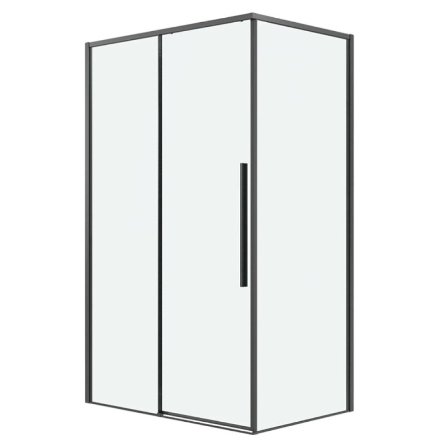 Душевой уголок Grossman Galaxy 100 х 90 x 195 см, дверь раздвижная, стекло прозрачное, графит сатин, 120.K33.01.1090.42.00
