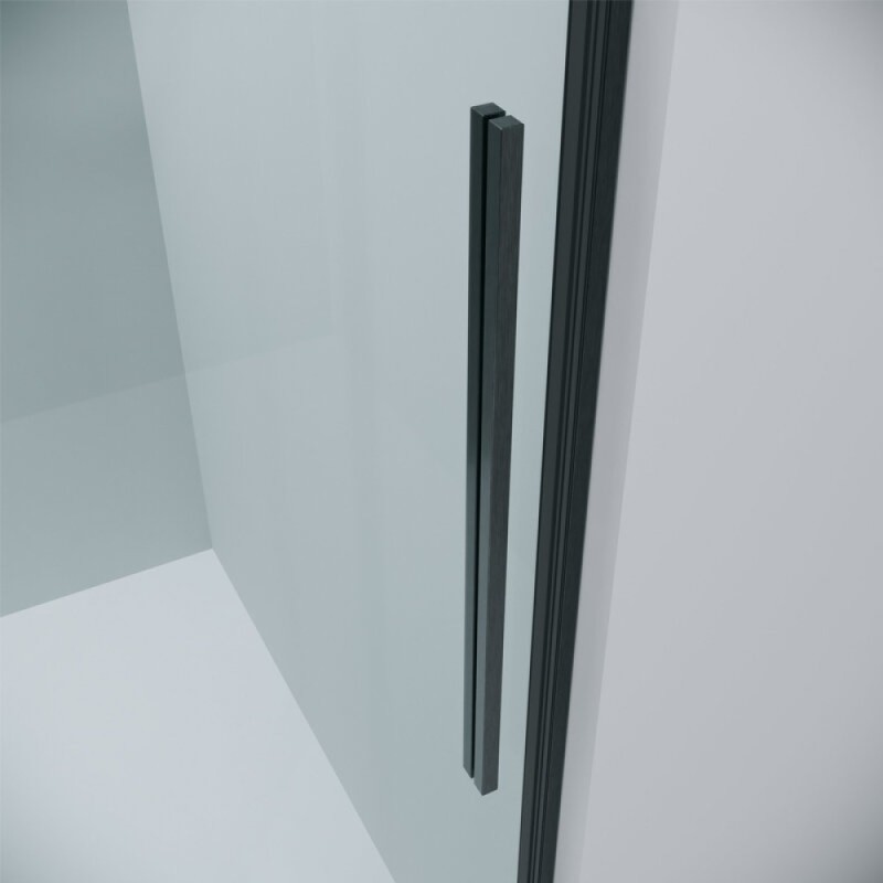 Душевой уголок Grossman Galaxy 100 х 90 x 195 см, дверь раздвижная, стекло прозрачное, графит сатин, 120.K33.01.1090.42.00
