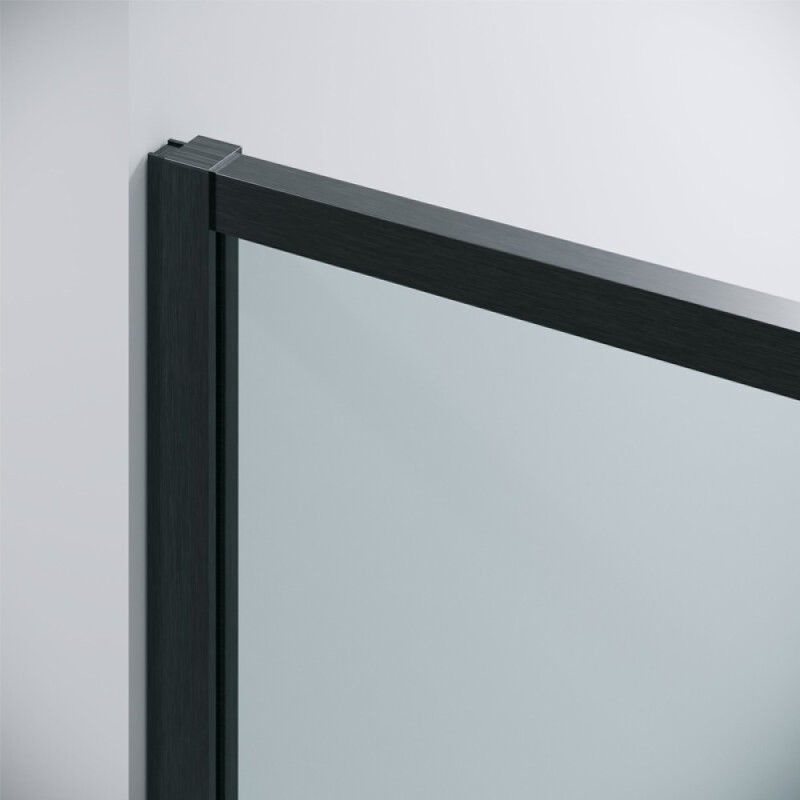 Душевой уголок Grossman Galaxy 100 х 90 x 195 см, дверь раздвижная, стекло прозрачное, графит сатин, 120.K33.01.1090.42.00