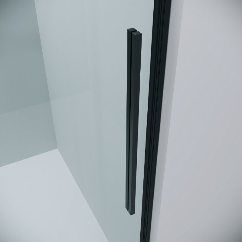Душевой уголок Grossman Galaxy 120.K33.01.1110.21.00, 110 х 100 см, стекло прозрачное, профиль черный матовый
