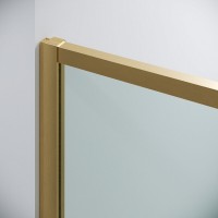 Душевой уголок Grossman Galaxy 120.K33.01.1110.32.00, 110 х 100 см, стекло прозрачное, профиль золото сатин