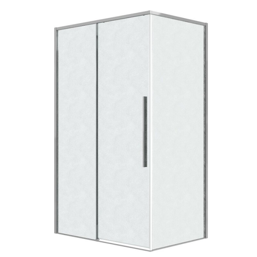 Душевой уголок Grossman Galaxy 120.K33.01.1190.10.02, 110 х 90 см, стекло шиншилла, профиль хром
