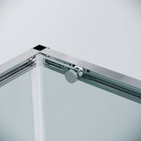 Душевой уголок Grossman Galaxy 120.K33.01.1210.10.00, 120 х 100 см, стекло прозрачное, профиль хром
