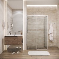 Душевой уголок Grossman Galaxy 120.K33.01.1210.10.00, 120 х 100 см, стекло прозрачное, профиль хром