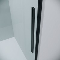 Душевой уголок Grossman Galaxy 120.K33.01.1210.21.00, 120 х 100 см, стекло прозрачное, профиль черный матовый