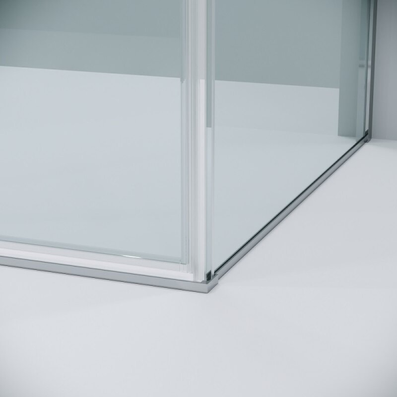Душевой уголок Grossman Galaxy 120.K33.01.1290.10.00, 120 х 90 см, стекло прозрачное, профиль хром