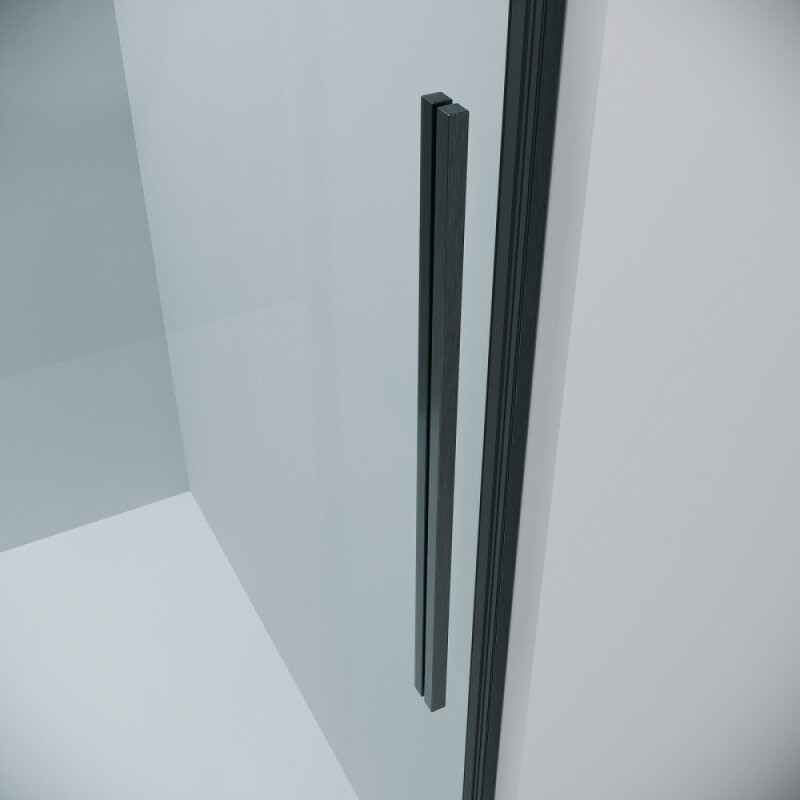 Душевой уголок Grossman Galaxy 120.K33.01.1480.42.00, 140 х 80 см, стекло прозрачное, профиль графит сатин