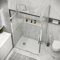 Душевой уголок Grossman Cosmo 120.K33.02.1090.10.00, 100 х 90 см, стекло прозрачное, профиль хром