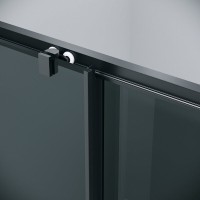 Душевой уголок Grossman Cosmo 120.K33.02.1210.21.10, 120 х 100 см, стекло тонированное, профиль черный матовый