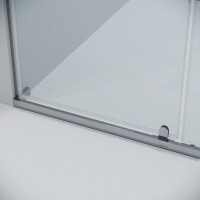Душевой уголок Grossman Pragma 120.K33.03.1090.10.00, 100 х 90 см, стекло прозрачное, профиль хром