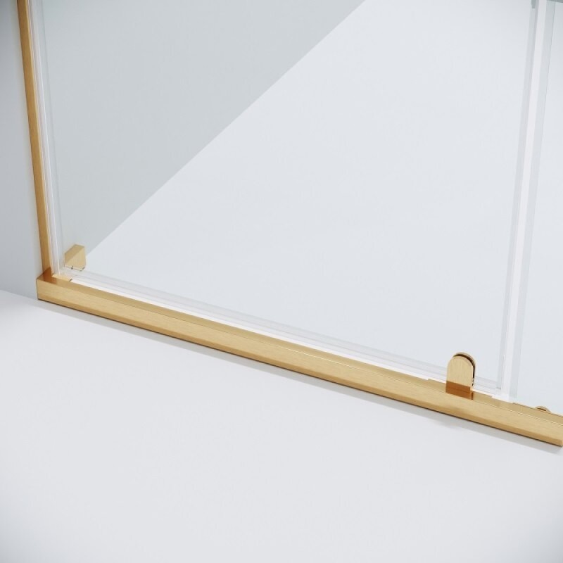 Душевой уголок Grossman Pragma 120.K33.03.1190.32.00, 110 х 90 см, стекло прозрачное, профиль золото сатин