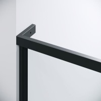 Душевой уголок Grossman Pragma 120.K33.03.1210.21.00, 120 х 100 см, стекло прозрачное, профиль черный матовый