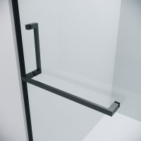 Душевой уголок Grossman Pragma 120.K33.03.1290.21.00, 120 х 90 см, стекло прозрачное, профиль черный матовый