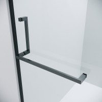 Душевой уголок Grossman Pragma 120.K33.03.1290.42.00, 120 х 90 см, стекло прозрачное, профиль графит сатин