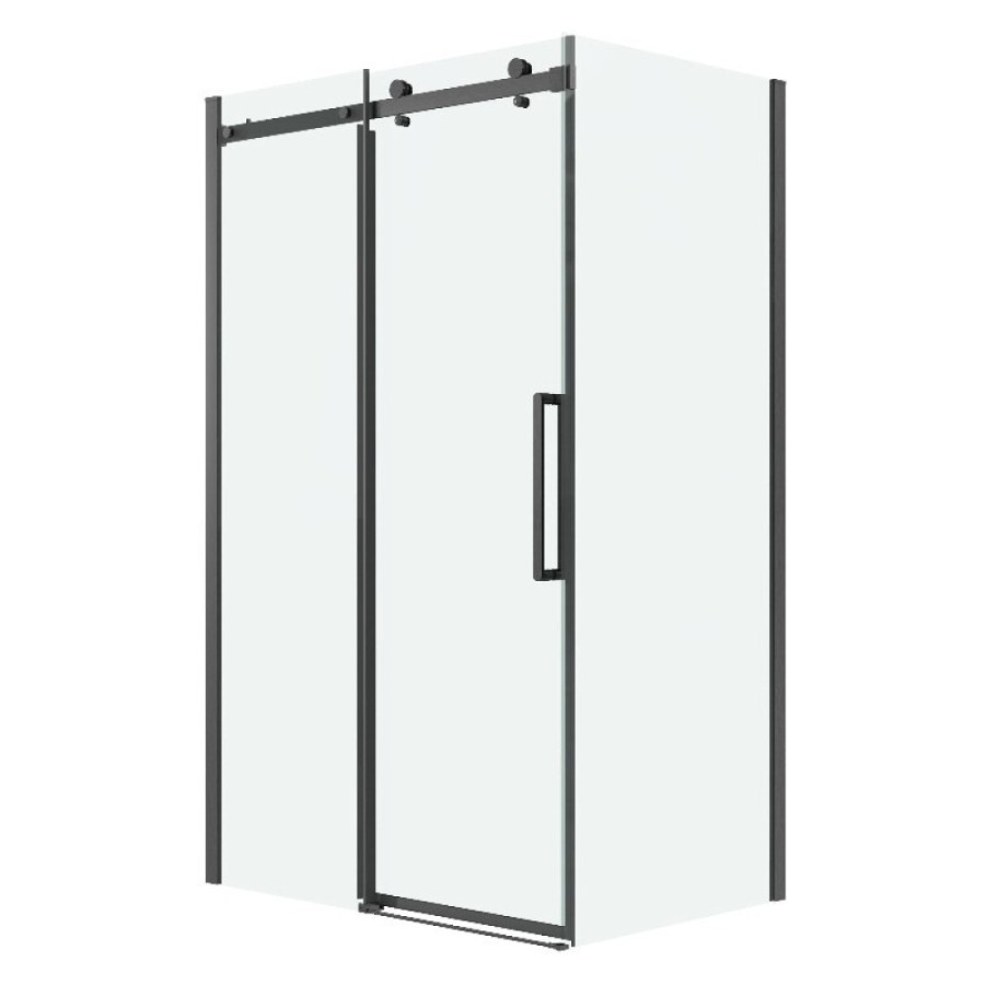Душевой уголок Grossman Classic 120.K33.04.1010.42.00, 100 х 100 см, стекло прозрачное, профиль графит сатин