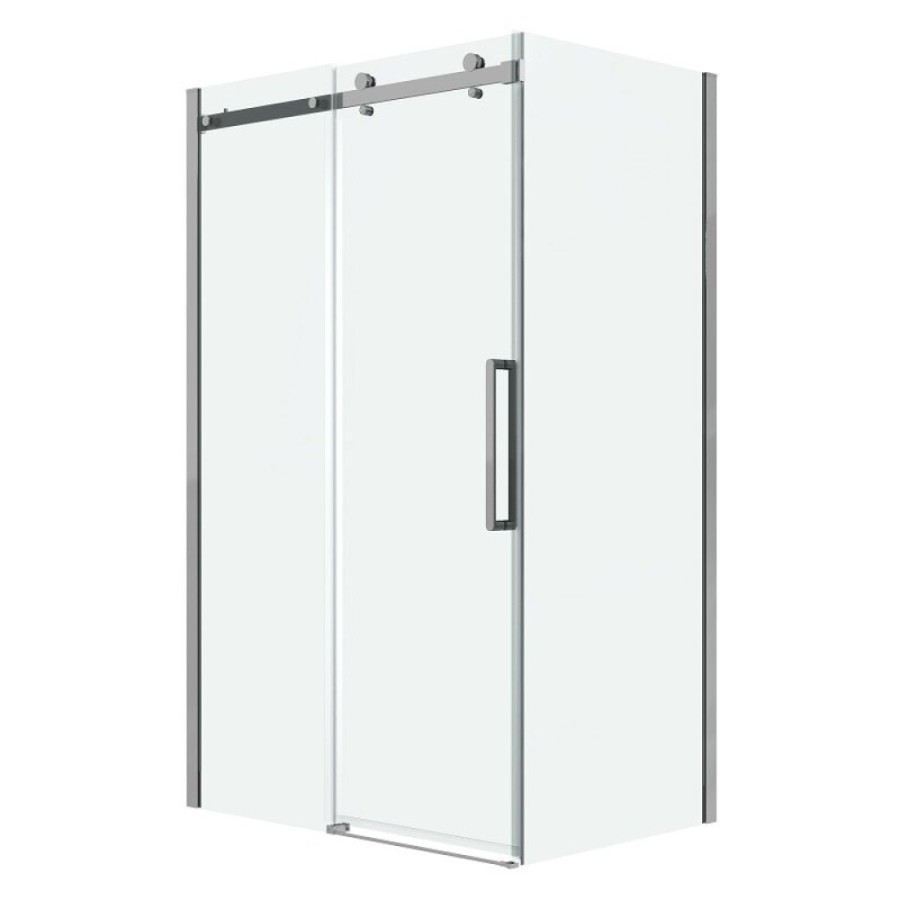 Душевой уголок Grossman Classic 120.K33.04.1190.10.00, 110 х 90 см, стекло прозрачное, профиль хром