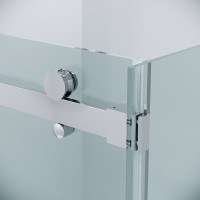 Душевой уголок Grossman Classic 120.K33.04.1190.10.00, 110 х 90 см, стекло прозрачное, профиль хром