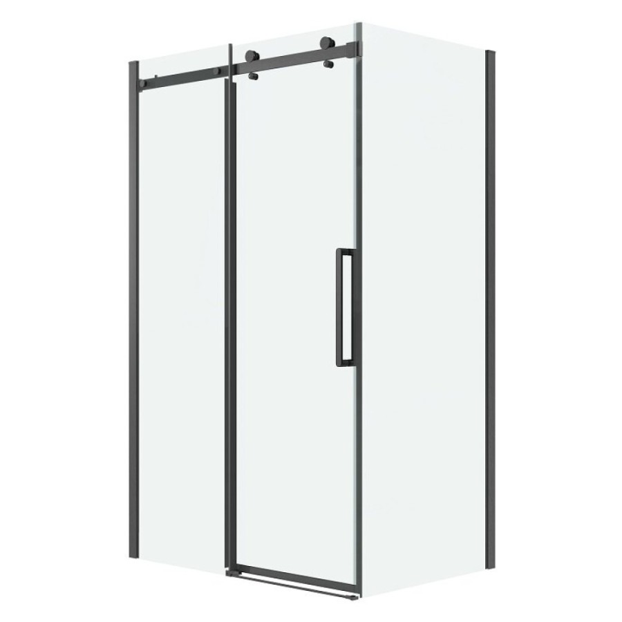 Душевой уголок Grossman Classic 120.K33.04.1290.42.00, 120 х 90 см, стекло прозрачное, профиль графит сатин