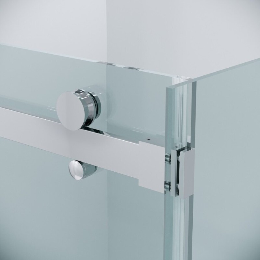 Душевой уголок Grossman Classic 120.K33.04.1380.10.00, 130 х 80 см, стекло прозрачное, профиль хром