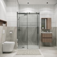 Душевой уголок Grossman Classic 120.K33.04.1470.10.00, 140 х 70 см, стекло прозрачное, профиль хром
