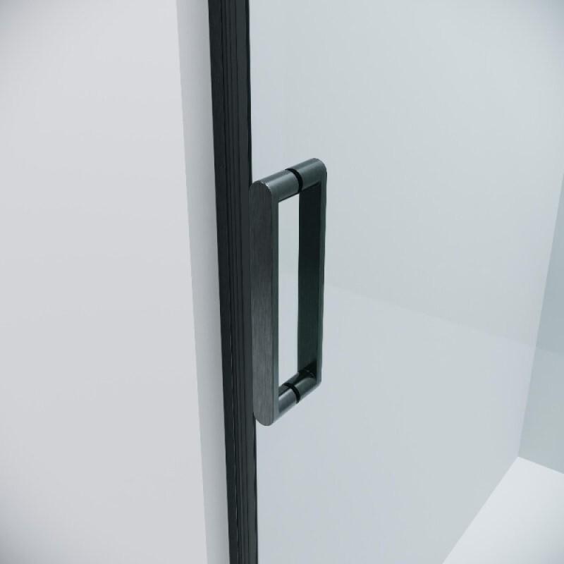 Душевой уголок Grossman Classic 120.K33.04.1590.42.00, 150 х 90 см, стекло прозрачное, профиль графит сатин