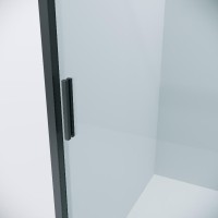 Душевой уголок Grossman Style 120.K33.05.1010.21.00, 100 х 100 см, стекло прозрачное, профиль черный матовый