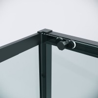 Душевой уголок Grossman Style 120.K33.05.1070.21.00, 100 х 70 см, стекло прозрачное, профиль черный матовый