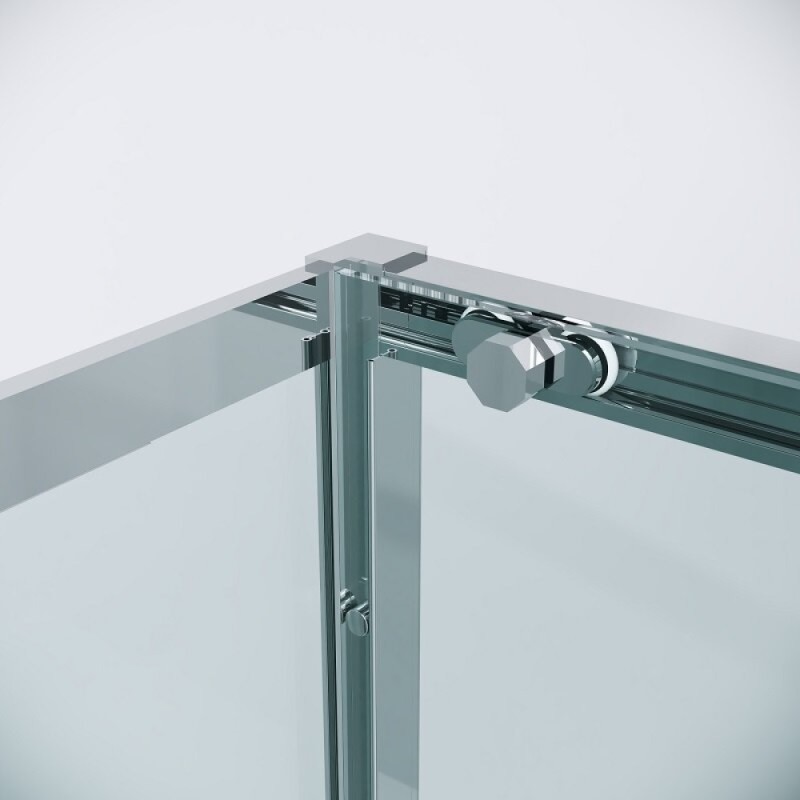 Душевой уголок Grossman Classic 120.K33.05.1170.10.00, 110 х 70 см, стекло прозрачное, профиль хром