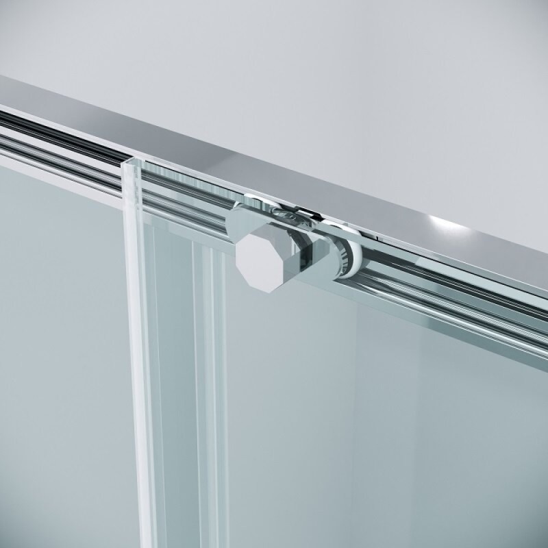 Душевой уголок Grossman Style 120.K33.05.1180.10.00, 110 х 80 см, стекло прозрачное, профиль хром