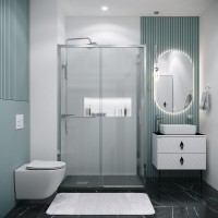Душевой уголок Grossman Style120.K33.05.1190.10.02, 110 х 90 см, стекло шиншилла, профиль хром