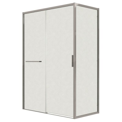 Душевой уголок Grossman Style120.K33.05.1190.10.02, 110 х 90 см, стекло шиншилла, профиль хром