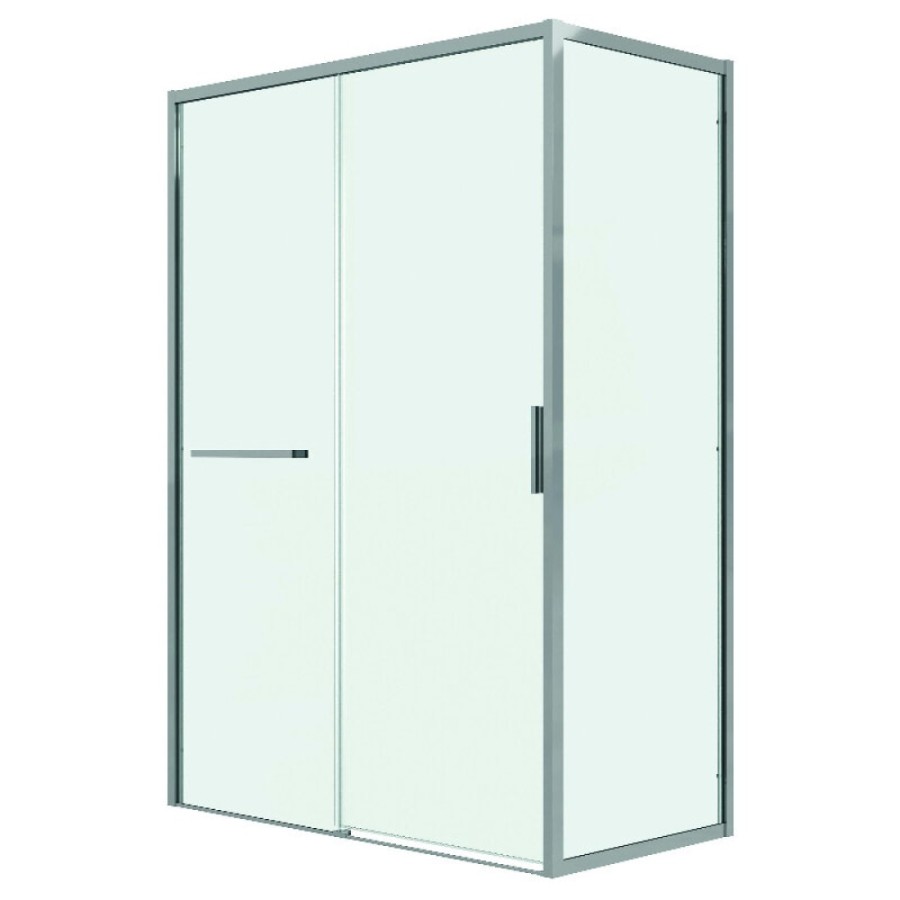 Душевой уголок Grossman Style 120.K33.05.1210.10.00, 120 х 100 см, стекло прозрачное, профиль хром