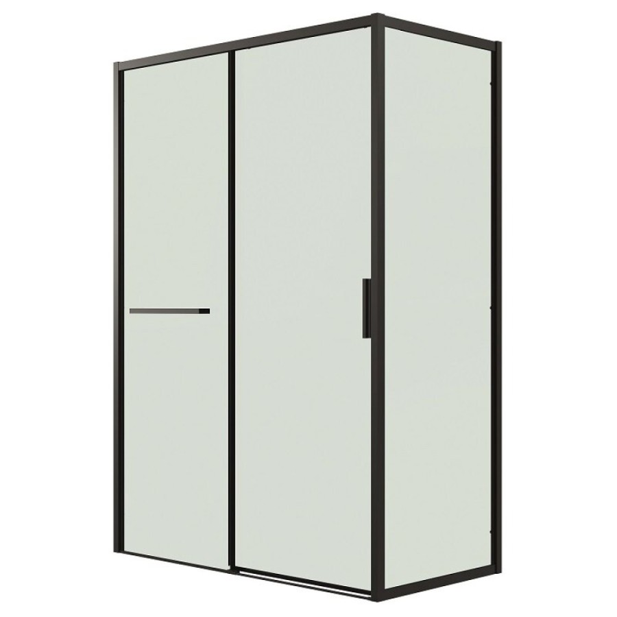 Душевой уголок Grossman Style 120.K33.05.1290.21.00, 120 х 90 см, стекло прозрачное, профиль черный матовый