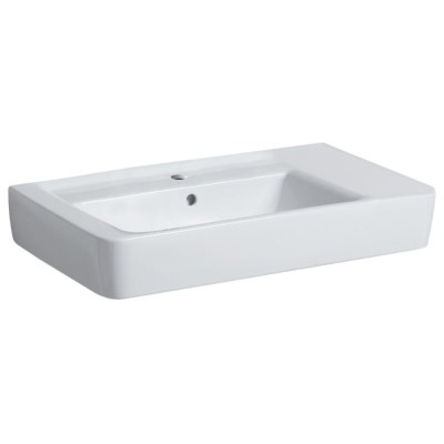 Раковина Geberit Renova Nr. 1 122180000/122175000, 75 см, L/R, керамика, белая