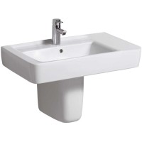 Раковина Geberit Renova Nr. 1 122180000/122175000, 75 см, L/R, керамика, белая