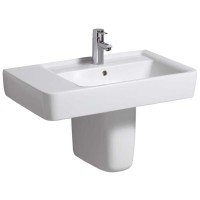Раковина Geberit Renova Nr. 1 122180000/122175000, 75 см, L/R, керамика, белая