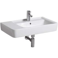 Раковина Geberit Renova Nr. 1 122180000/122175000, 75 см, L/R, керамика, белая